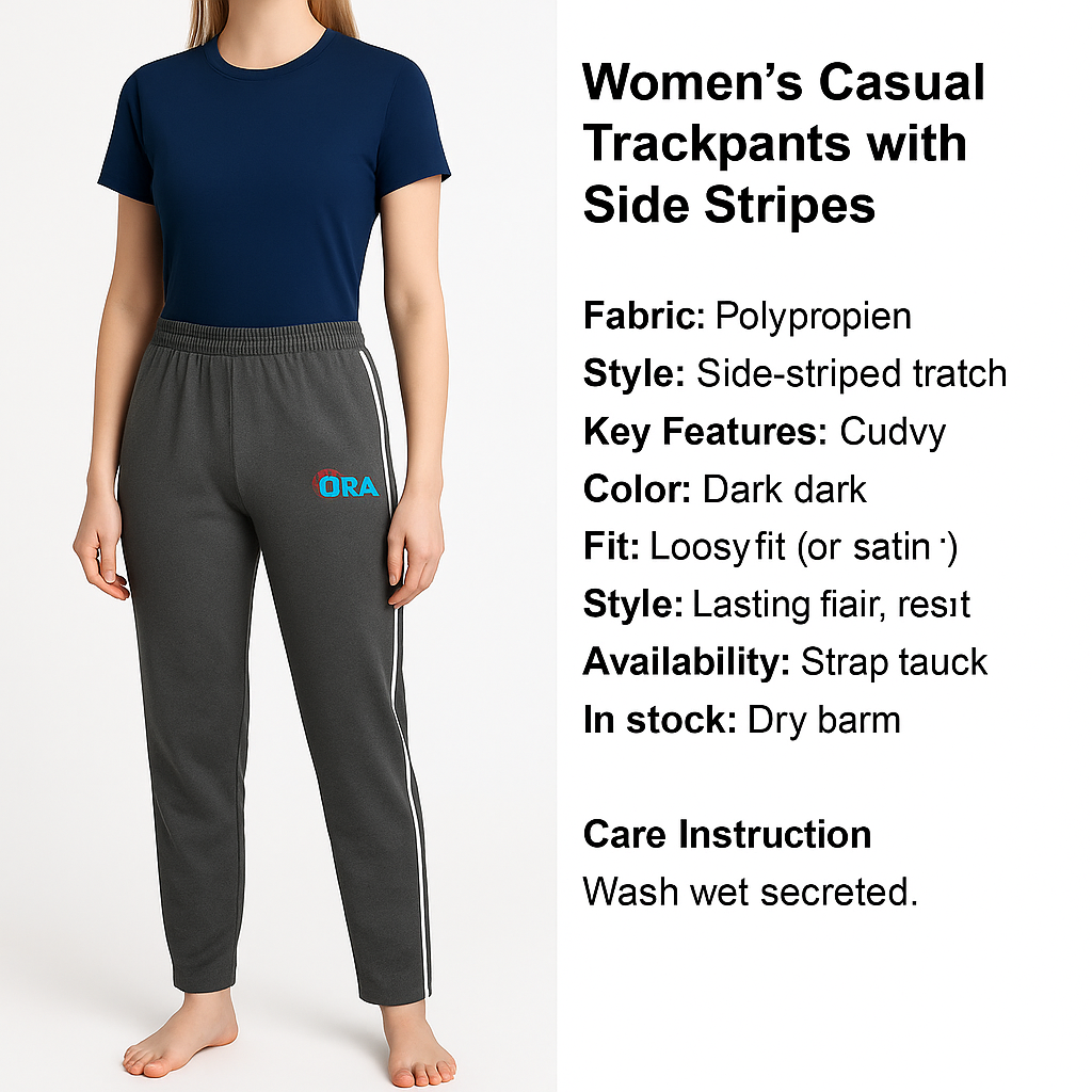SHIVORA Women's Track Pant – Grey Edition